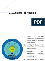 Lecture 2 - Dimension of Housing