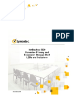 NetBackup 5330 Symantec Primary and Expansion Storage Shelf LEDs and Indicators