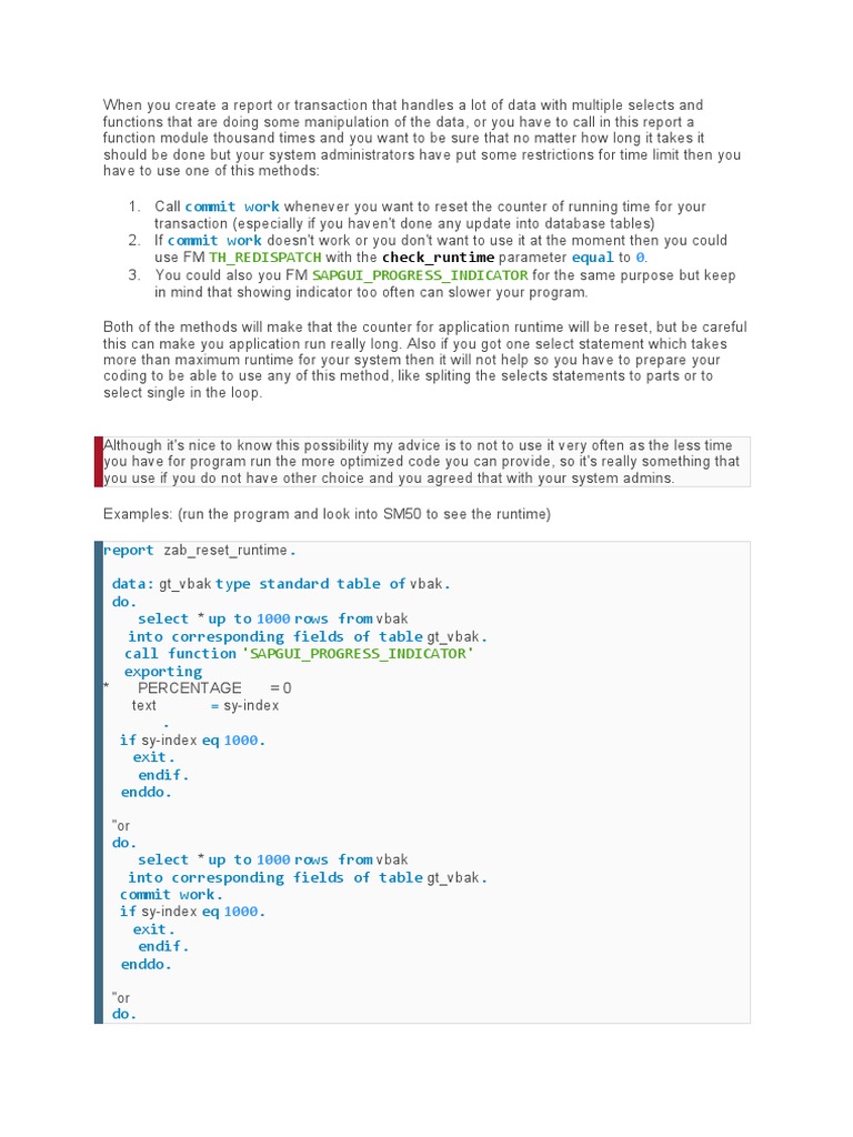 Extend Allowed Runtime of A Program PDF