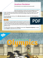 History of The Olympics