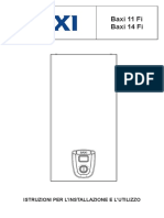 Manuale Uso Scaldabagno Baxi AQUAPROJET+ 11 14 Fi