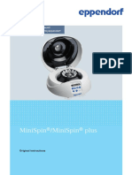 Centrifugation Operating Manual MiniSpin Plus