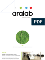 Aralab BIO Presentation Plant Growth Chambers and Controlled Environment Rooms 102017
