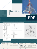 Force System in Space