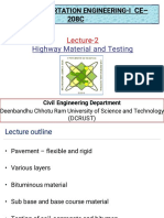 Transportation Engineering-I: Highway Material and Testing