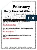 4 Feb 2023 Current Affairs