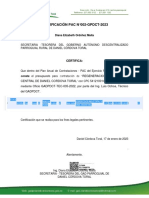 Certificación Pac N°002-Gpdct-2023