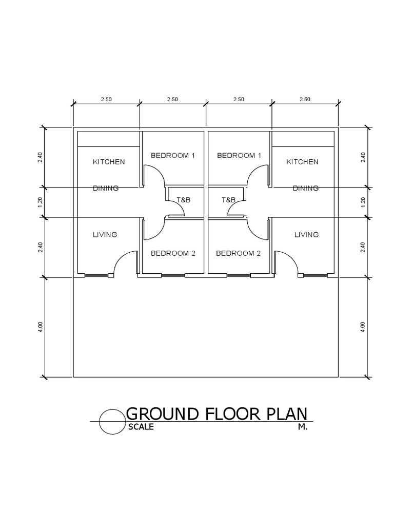 Ground Floor Plan Dimensions | PDF