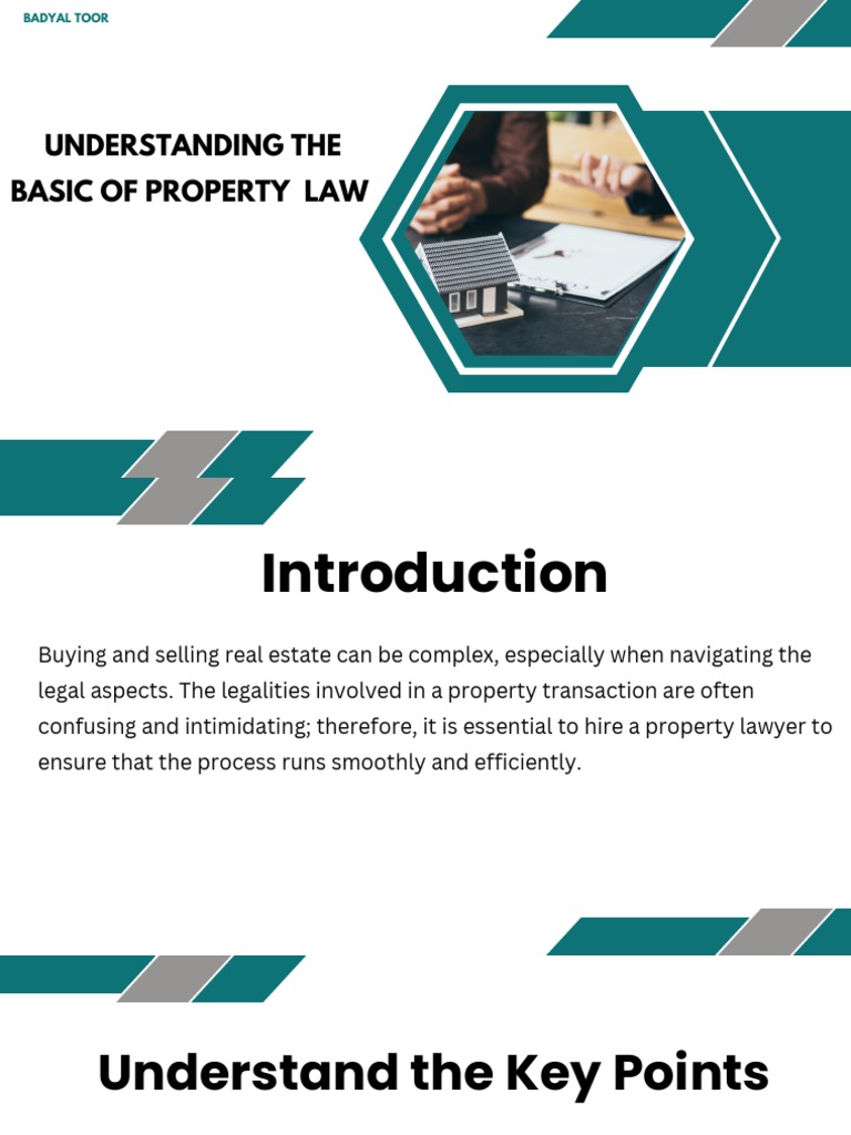 Property Law Insights by Badyal Toor | PDF