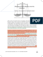 Como se investiga en filosofia moral Arango