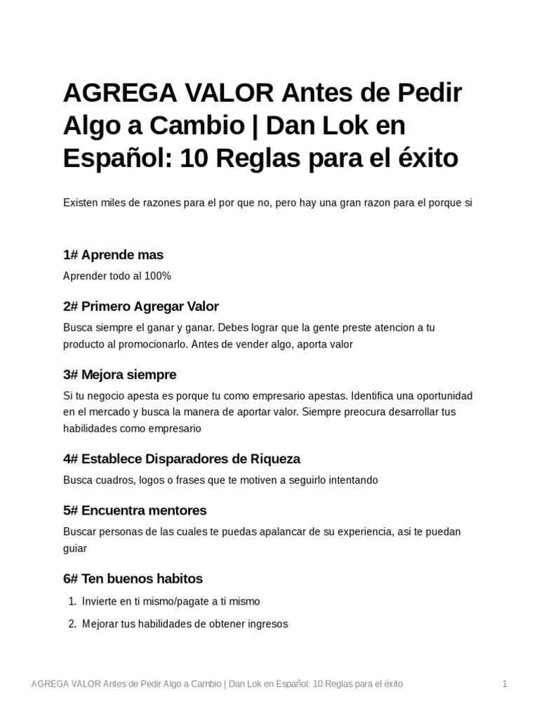 agrega-valor-antes-de-pedir-algo-a-cambio-dan-lok-en-espaol-10-reglas