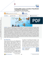 Selective Oxidation of Polysulfide Latexes To Produce Polysulfoxide and Polysulfone