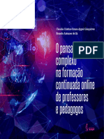 O Pensamento Complexo Na Formação Continuada Online de Professores e Pedagogos