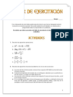 Taller de Ejercitación Primera Estrategia Evaluativa