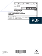 w72900 Int Advanced Level English Language Wen04 01 Pre Release v4