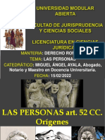 Clase 5 Las Personas, Hombre, Esclavo, Cosa 5