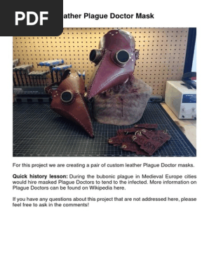 Plague Doctor mask Tutorial