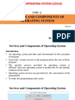2.services and Componant of OS