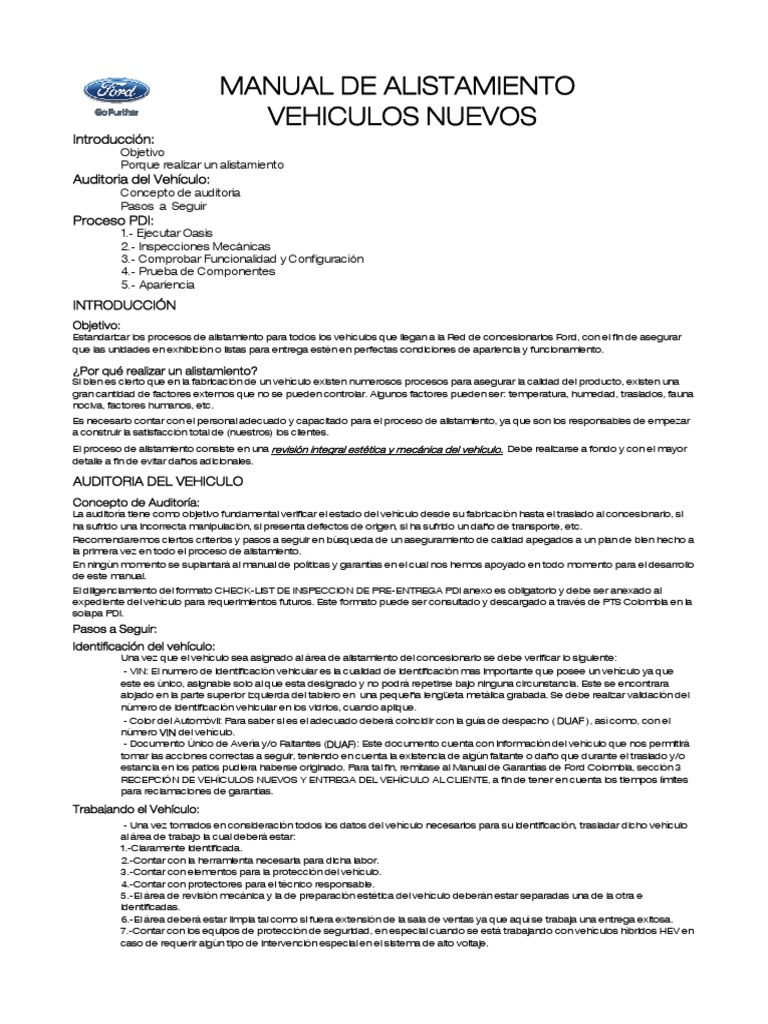 Manual de Alistamiento - PDI - V2021 | PDF | Auditoría | Diodo emisor ...