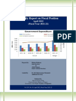 Fiscal Report April 2022