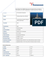 Deepwater Horizon Spec Sheet