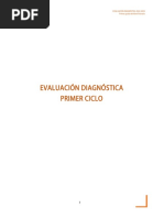 Evaluación Diagnóstica - 1er. Grado - Actualizada - 230922
