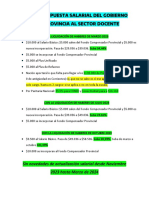 Análisis de La Última Propuesta Salarial Del Gobierno de Corrientes