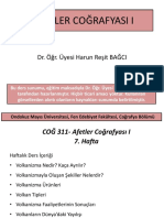 Afetler Coğrafyası 7. Hafta