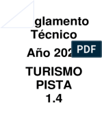 ReglamentoTecnico2022 TurismoPista14