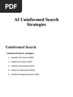 AI Uninformed Search Strategies by Examples