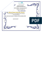 Diploma de Excelencia