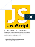 ¿Cuánto Sabes de Java Script