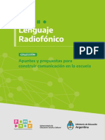Lenguaje Radiofonico - en La Escuela