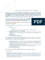 Derecho Laboral y La Relación Laboral - Ejercicios Parte 3