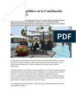 Espacio Público - Constitución CDMX