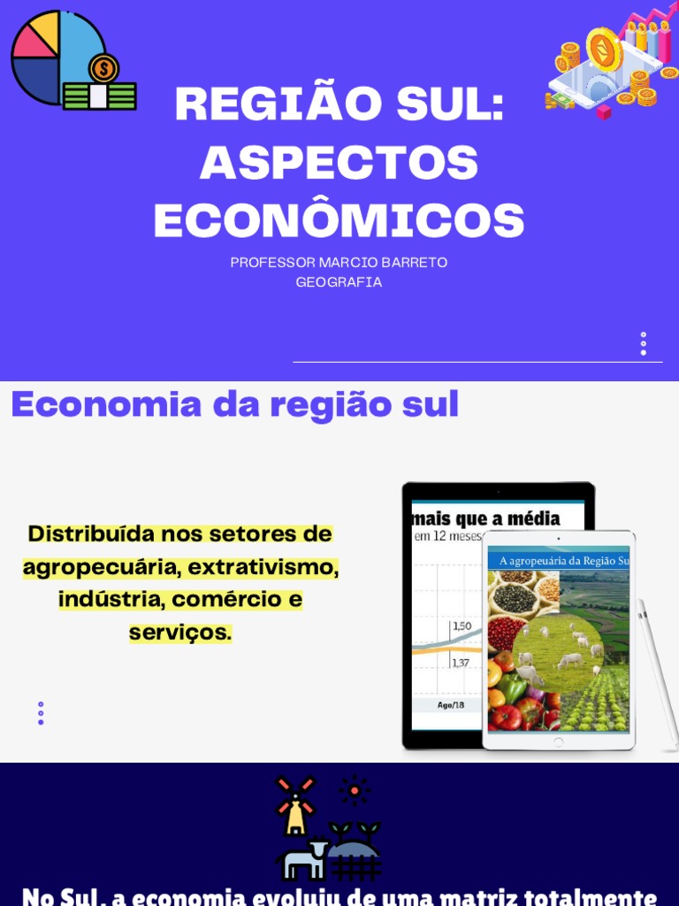 Região Sul Aspectos Econômicos | PDF