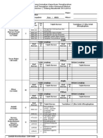 Borang Semakan Penasihat Akademik SemISA1112