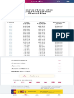 Horarios de Trenes de Cercanías (Sevilla) Renfe