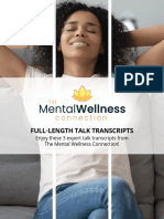 Helathmeans 3 Talk Transcripts The Mental Welness Connection