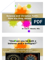 Faith and Science-Friends or Foes