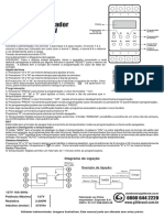 G20 TMP-31211 Manual Temporizador Trilho Digital 127V