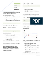 Química 11o - Reações, Equilíbrio e pH