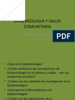 Clase de Epidemiología y Salud Comunitaria