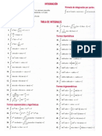 Formulario de Integrales