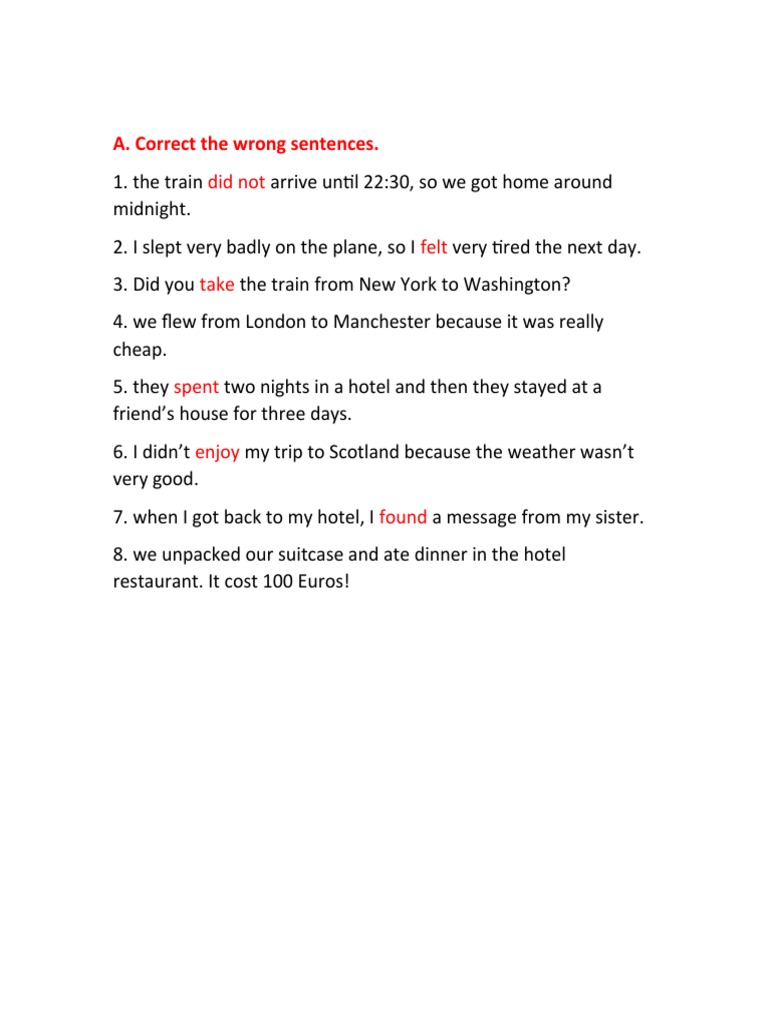 Travel and Grammar Exercises | PDF | Poetry