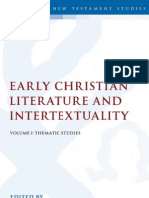 Early Christian Literature and Intertextuality, Thematic - Craig A. Evans