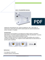 WXG 4 Polarimetro Manual Mym Instrumentos Tecnicos