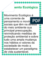Movimento Ecológico: Defesa do Meio Ambiente