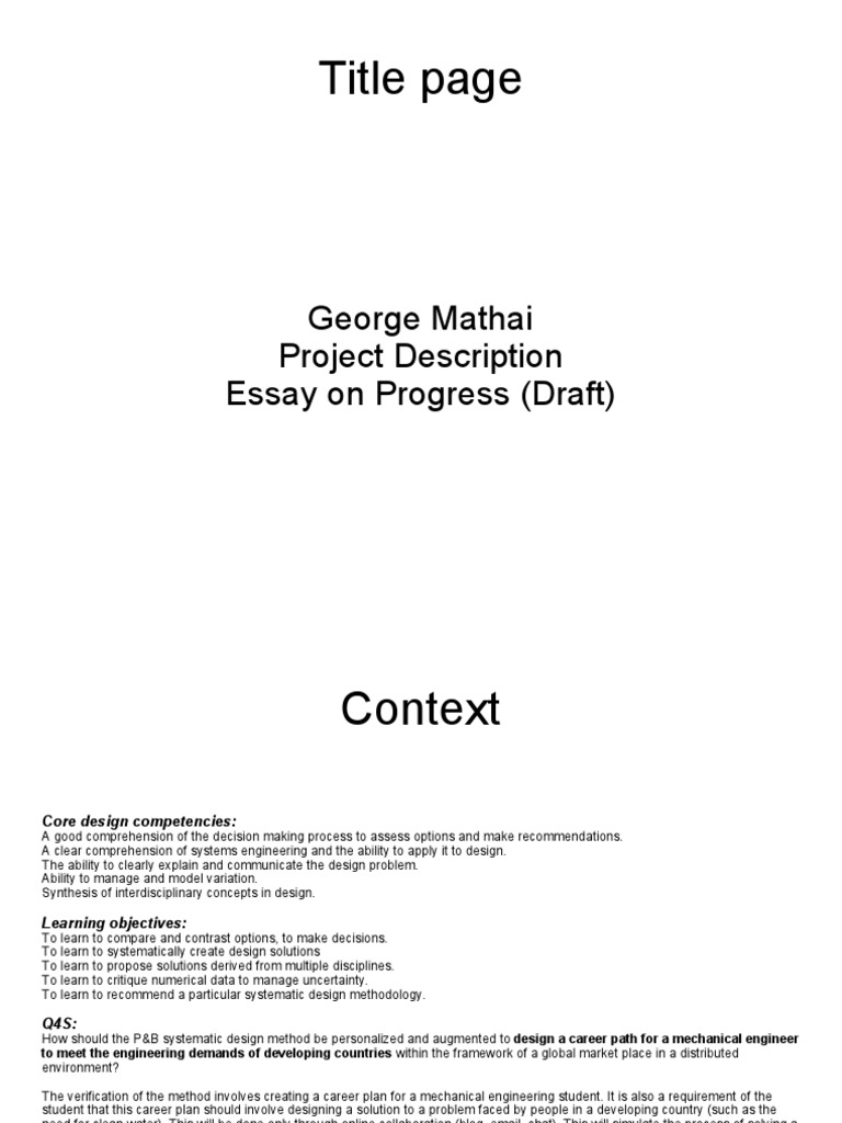 Interdisciplinary Project Design Plan | PDF | Art