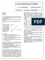 1a. Lista de Exercícios - Termometria